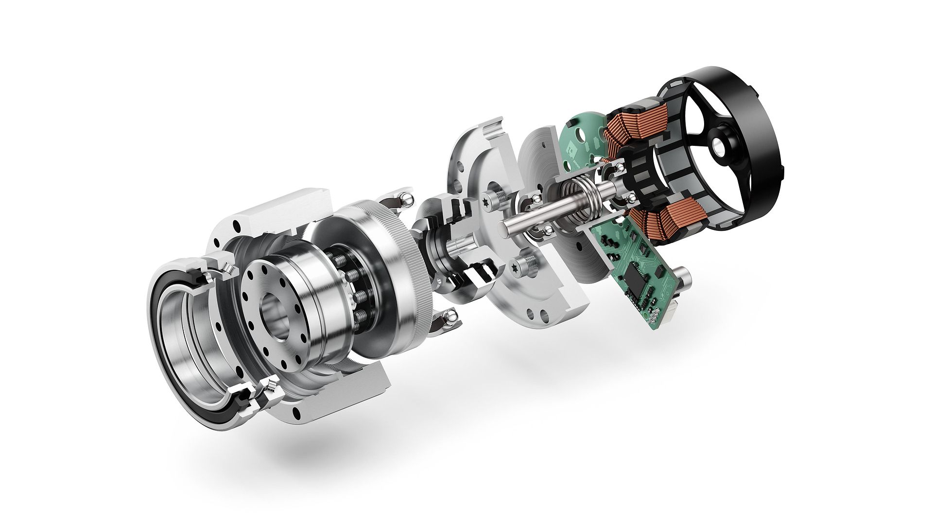 Strain_Wave_Gear_ECX_flat_42_explosive_view_rendered