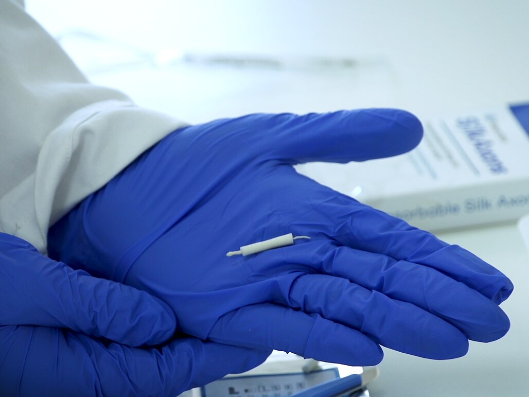 Newrotex Silk Axons - the finished product