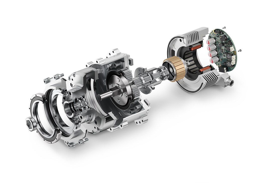 maxon - HEJ High Efficiency robot joint - exploded view