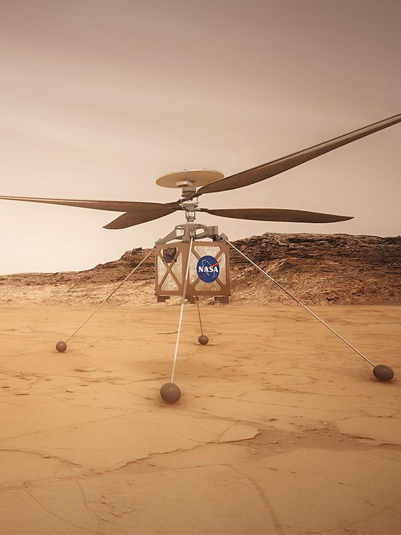 史上初の火星探査ヘリコプターがスイス製 DC モータで飛行します