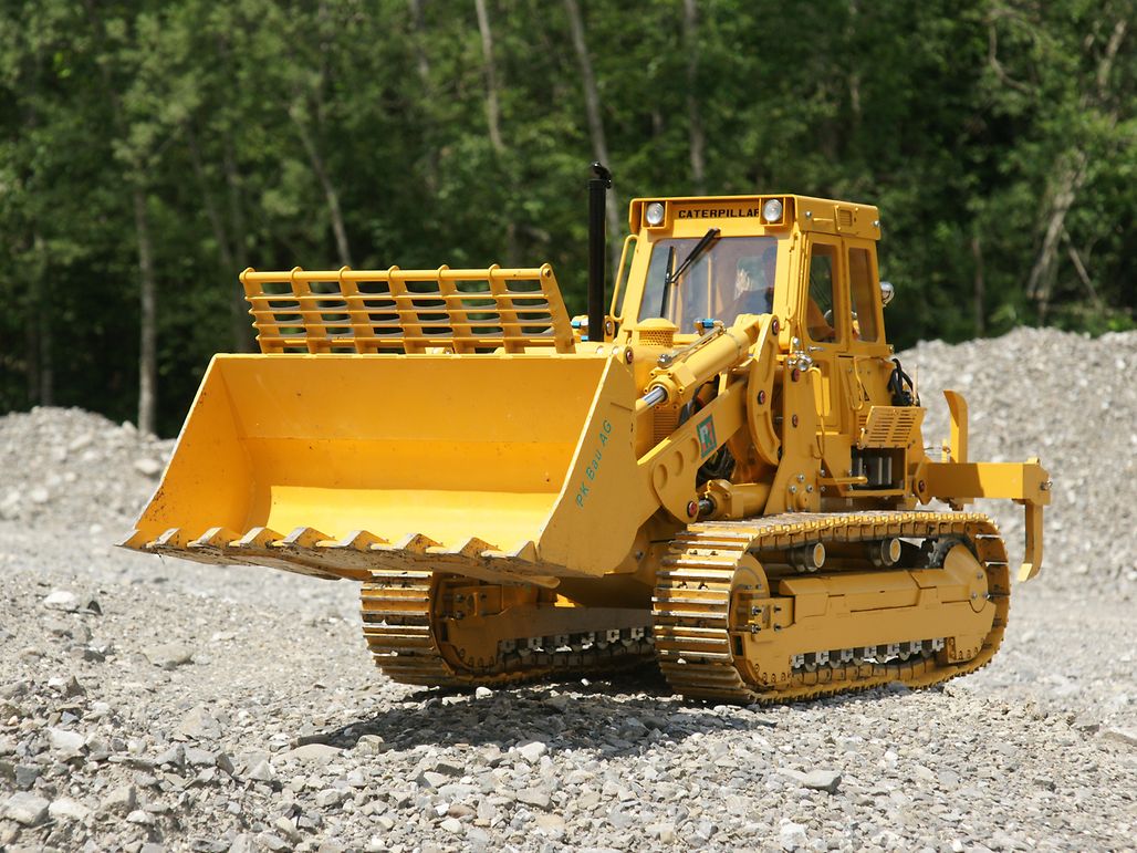The true-to-life model of the loader was designed and built in only 13 months. Photo: Marcel Sigrist