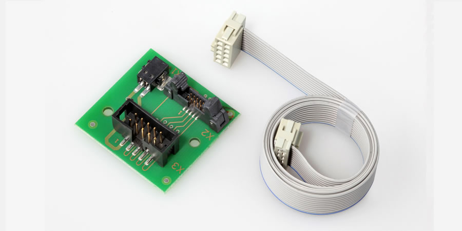 Adapter encoder connector 1.27 mm pitch to 2.54 mm pitch (DIN 41651)